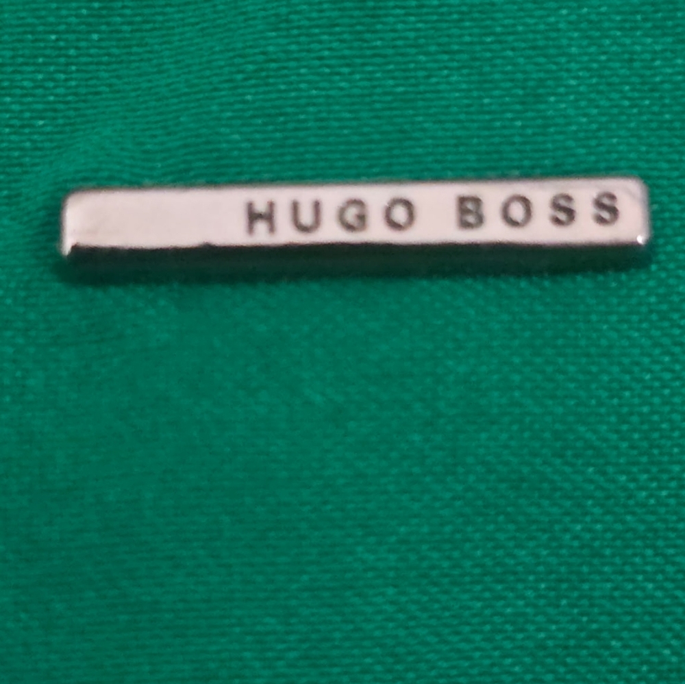 Hugo Boss Emerald Green Long Sleeve Silk Blouse - Picture 6 of 6